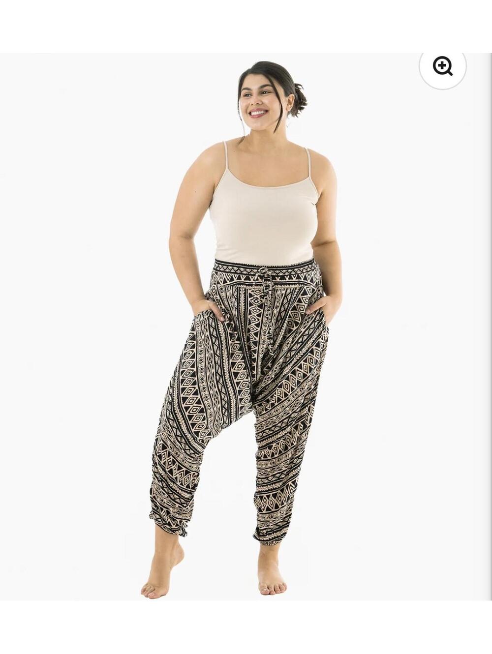 NWT Buddha Pants Savannah Summer Harem Pants size S